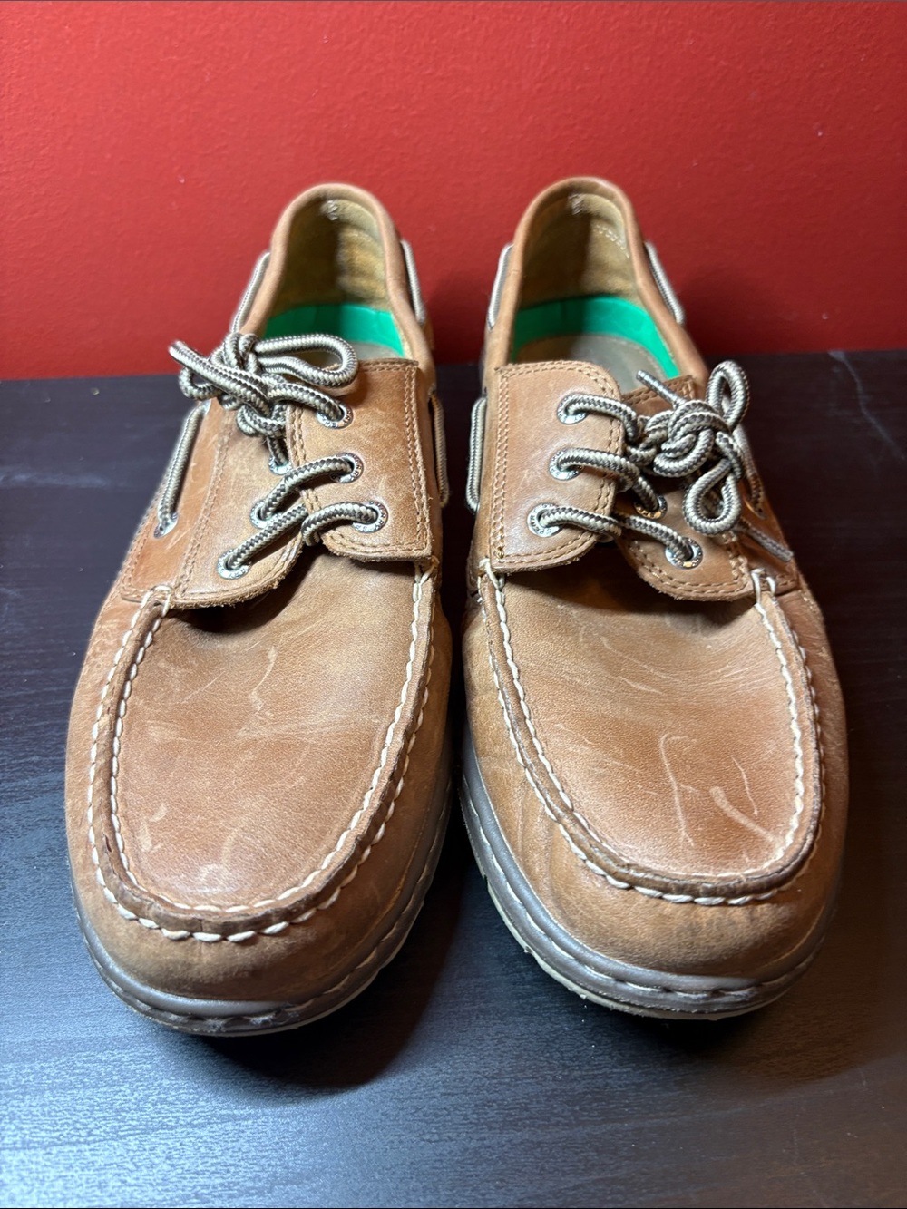 Sperry Men's Tan Leather Boat Shoes